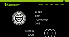 Desktop Screenshot of gunki-irontournament.com